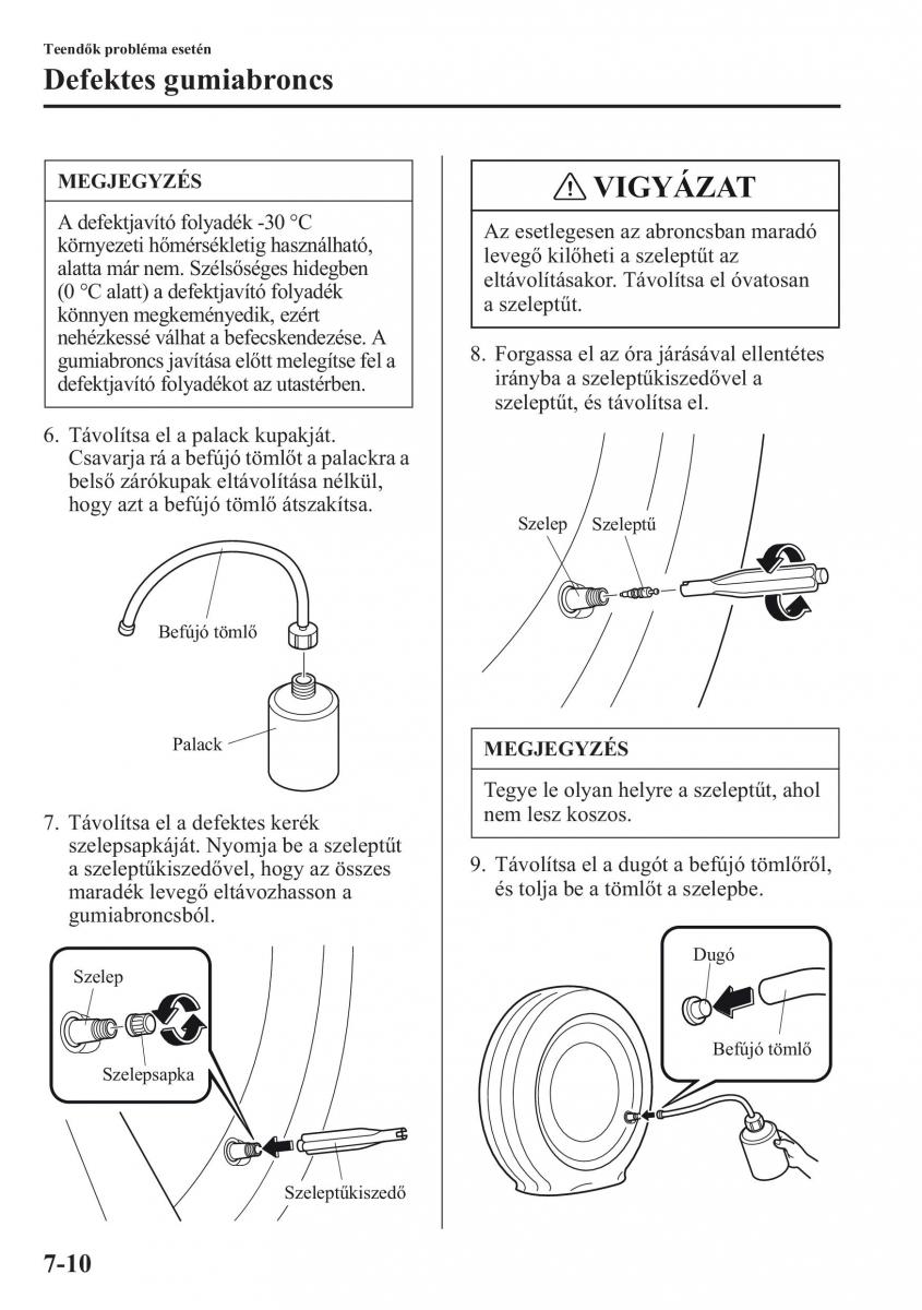 Mazda CX 5 Kezelesi utmutato / page 507