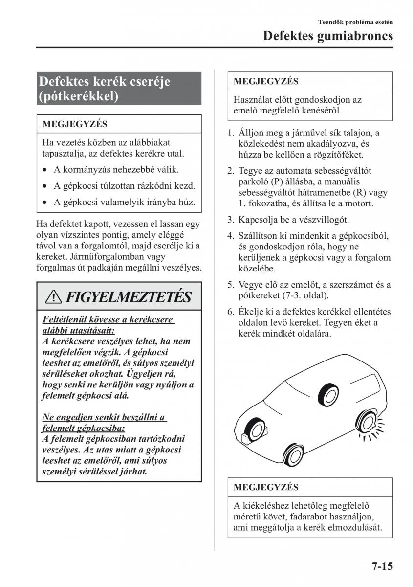 Mazda CX 5 Kezelesi utmutato / page 512