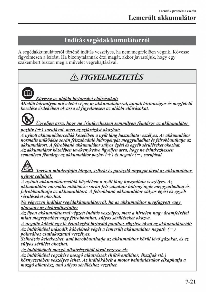 Mazda CX 5 Kezelesi utmutato / page 518