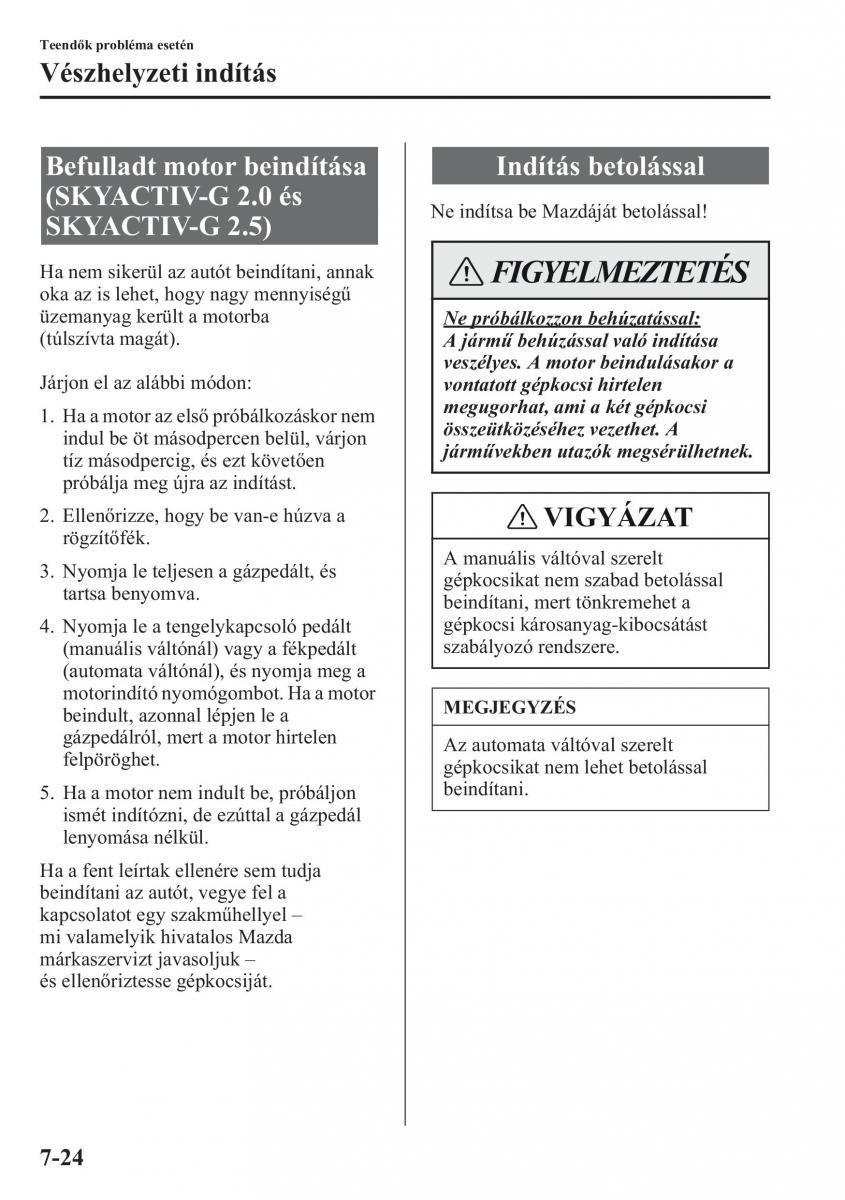 Mazda CX 5 Kezelesi utmutato / page 521