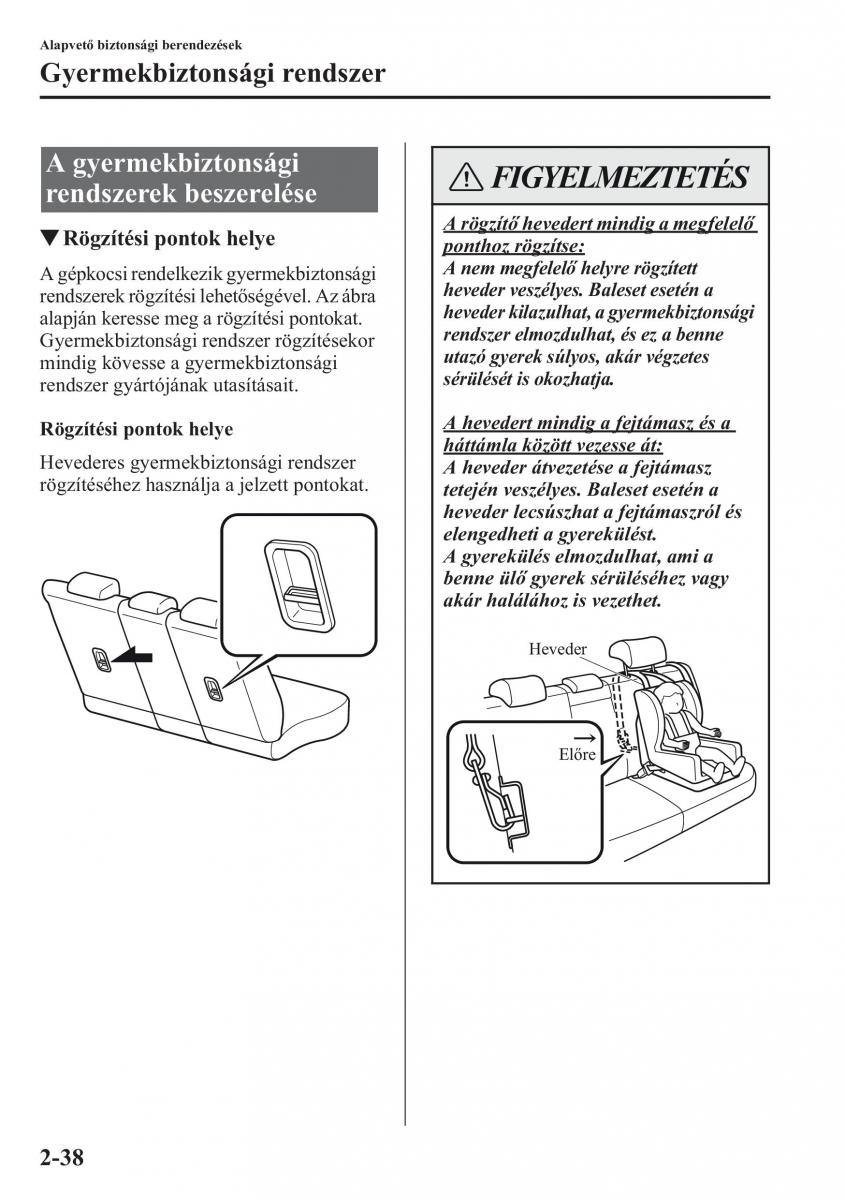 Mazda CX 5 Kezelesi utmutato / page 53