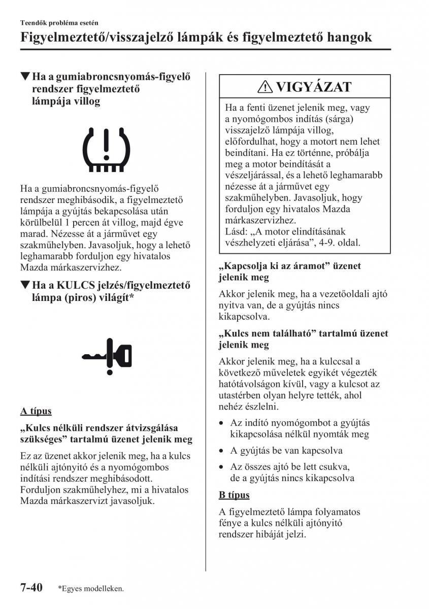 Mazda CX 5 Kezelesi utmutato / page 537