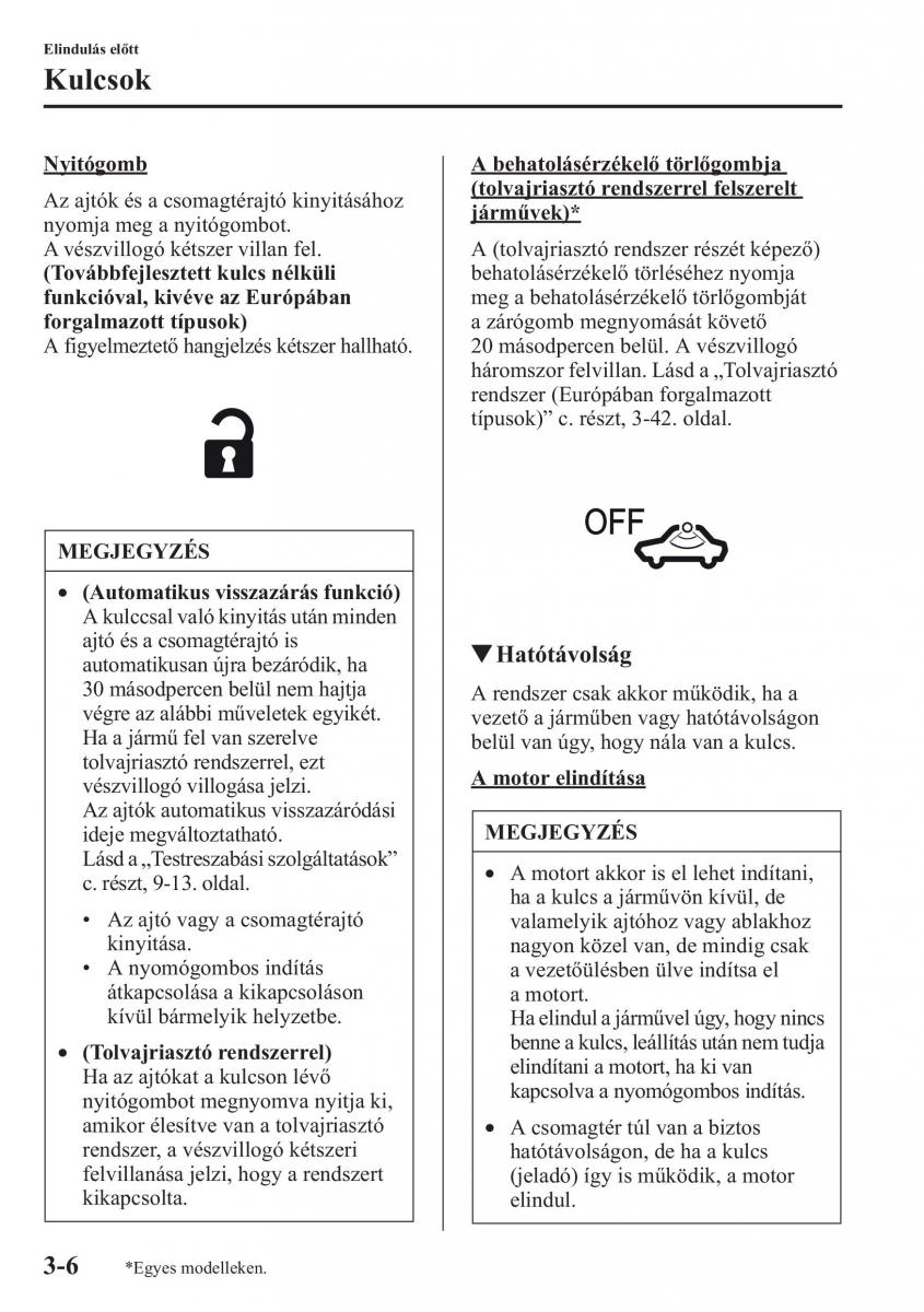 Mazda CX 5 Kezelesi utmutato / page 79