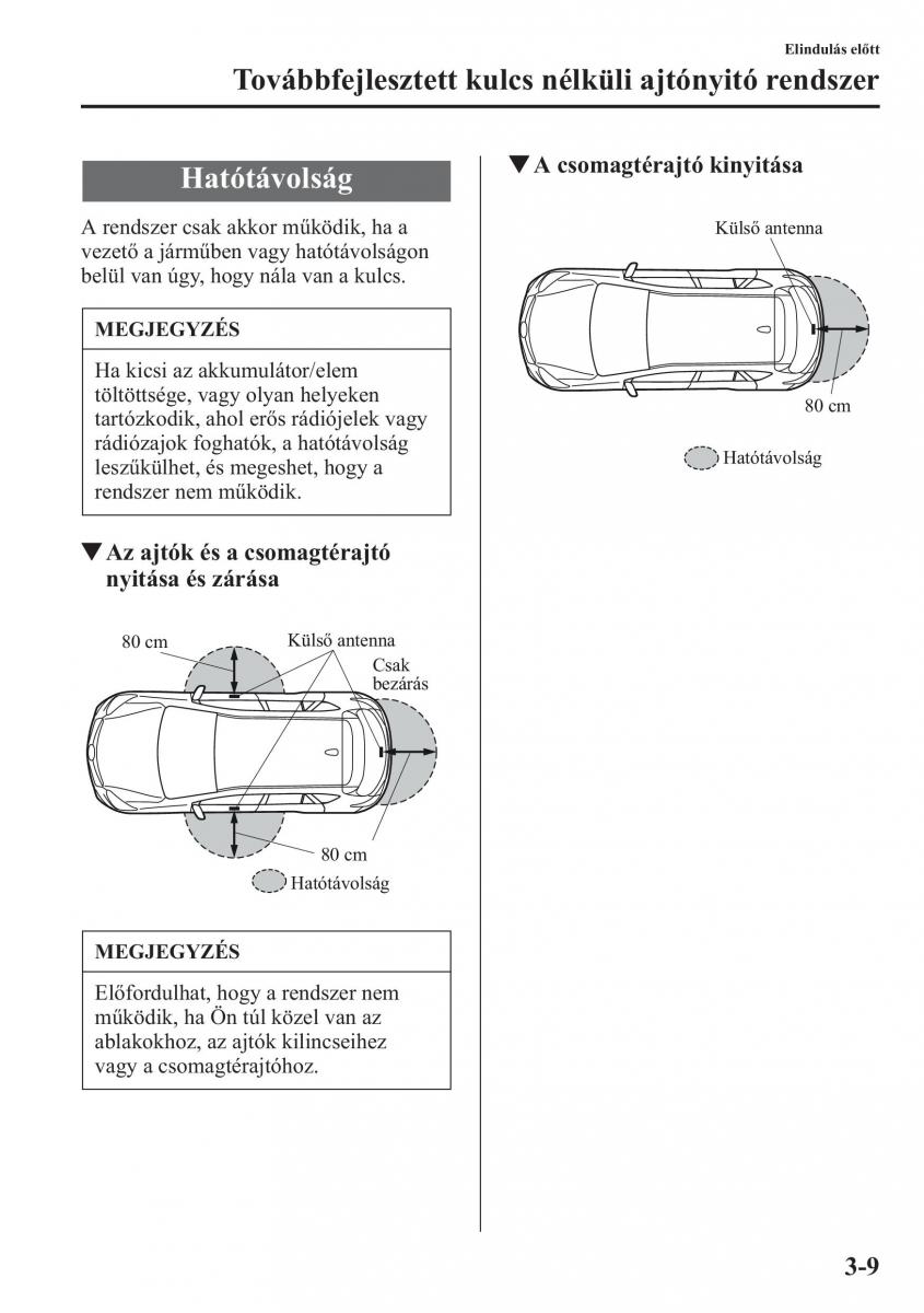 Mazda CX 5 Kezelesi utmutato / page 82