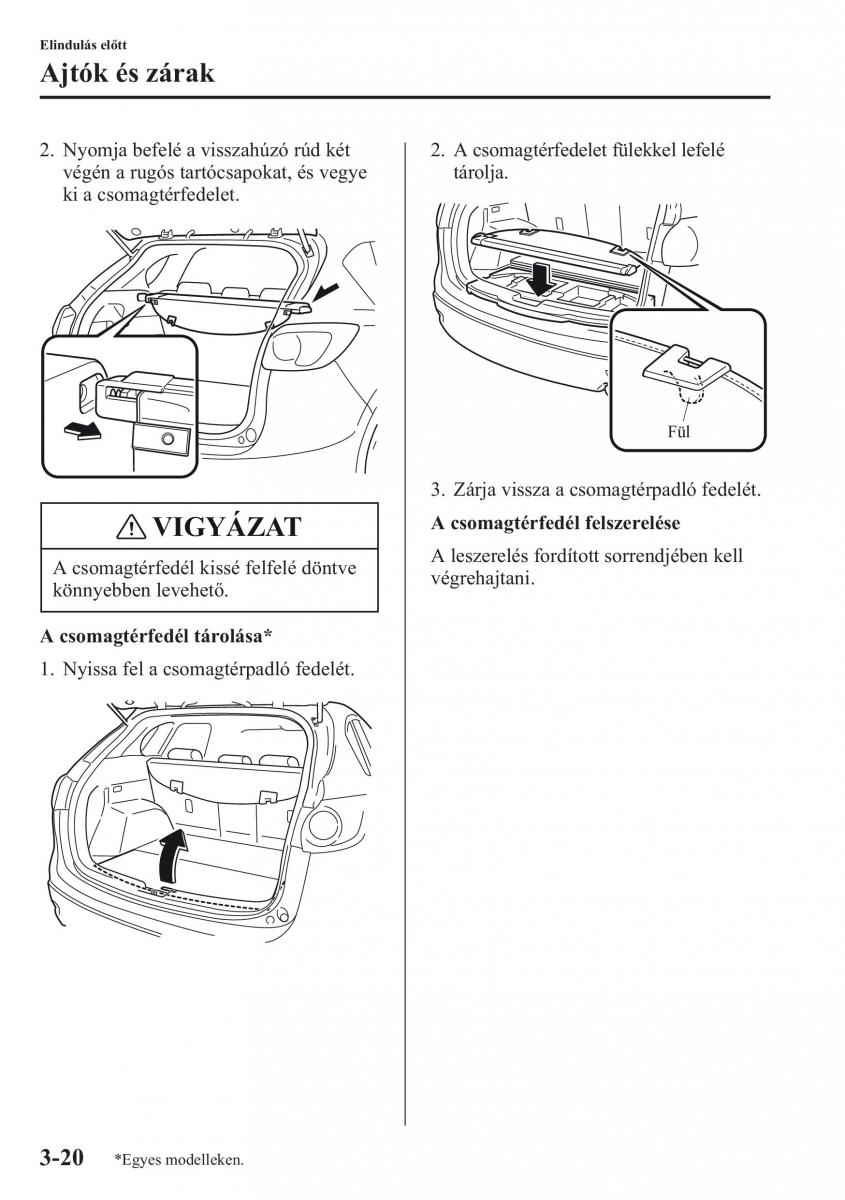 Mazda CX 5 Kezelesi utmutato / page 93