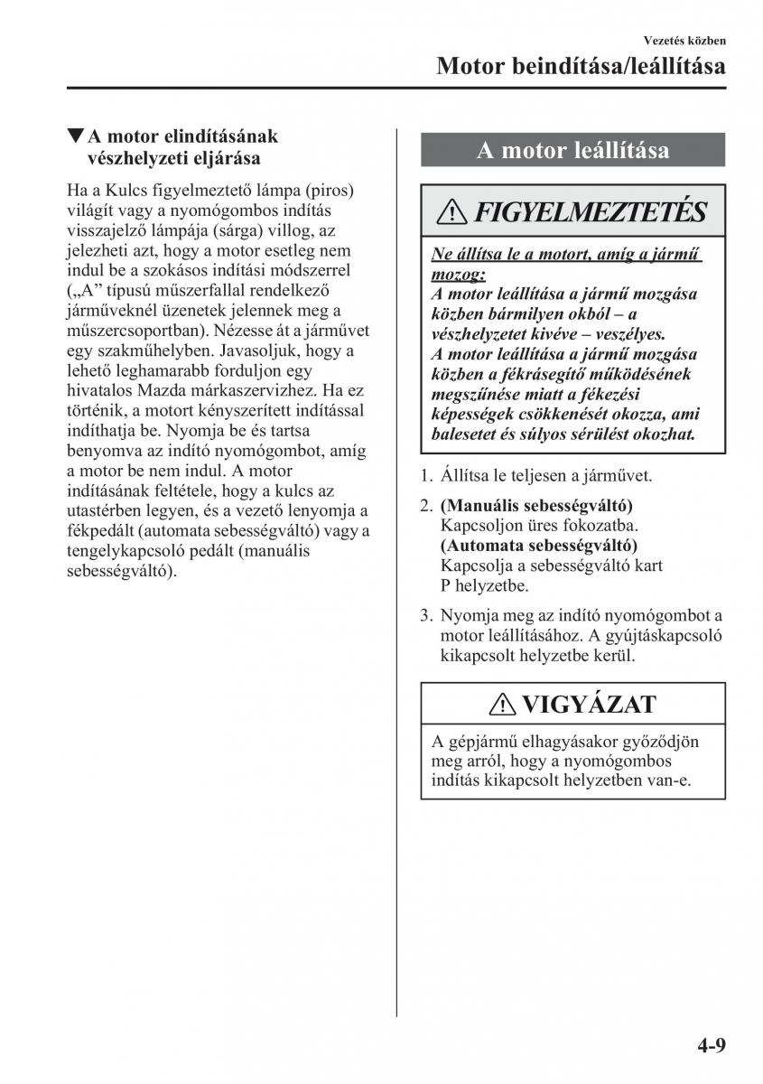 Mazda CX 5 Kezelesi utmutato / page 146