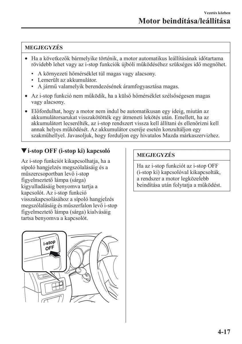 Mazda CX 5 Kezelesi utmutato / page 154