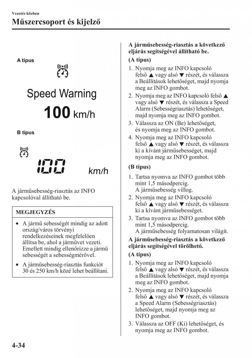 Mazda CX 5 Kezelesi utmutato / page 171