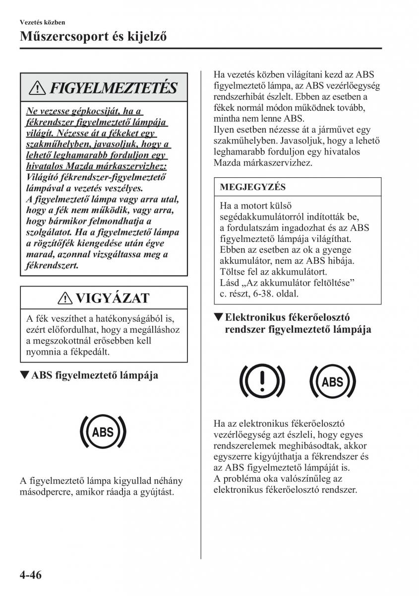 Mazda CX 5 Kezelesi utmutato / page 183