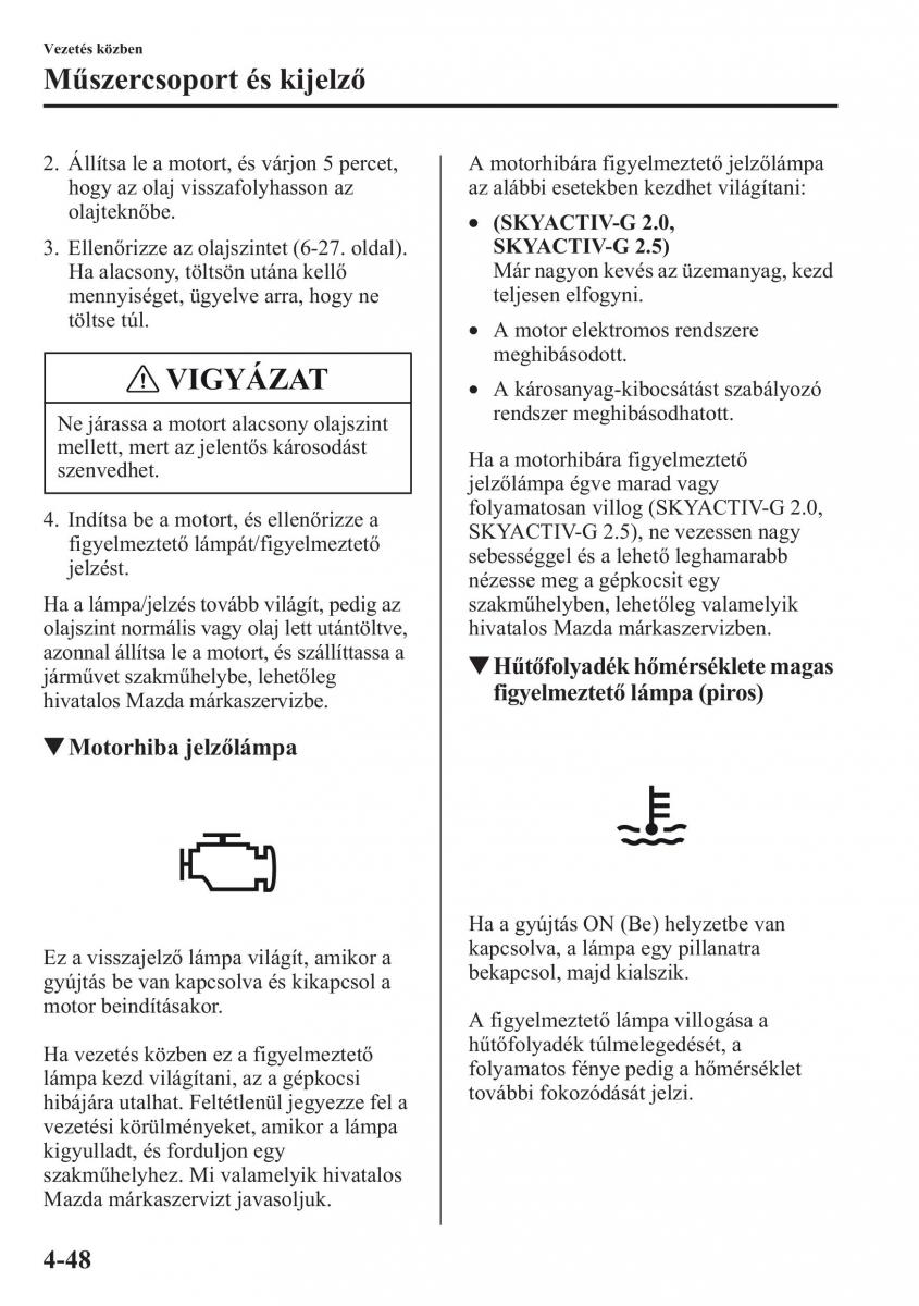 Mazda CX 5 Kezelesi utmutato / page 185