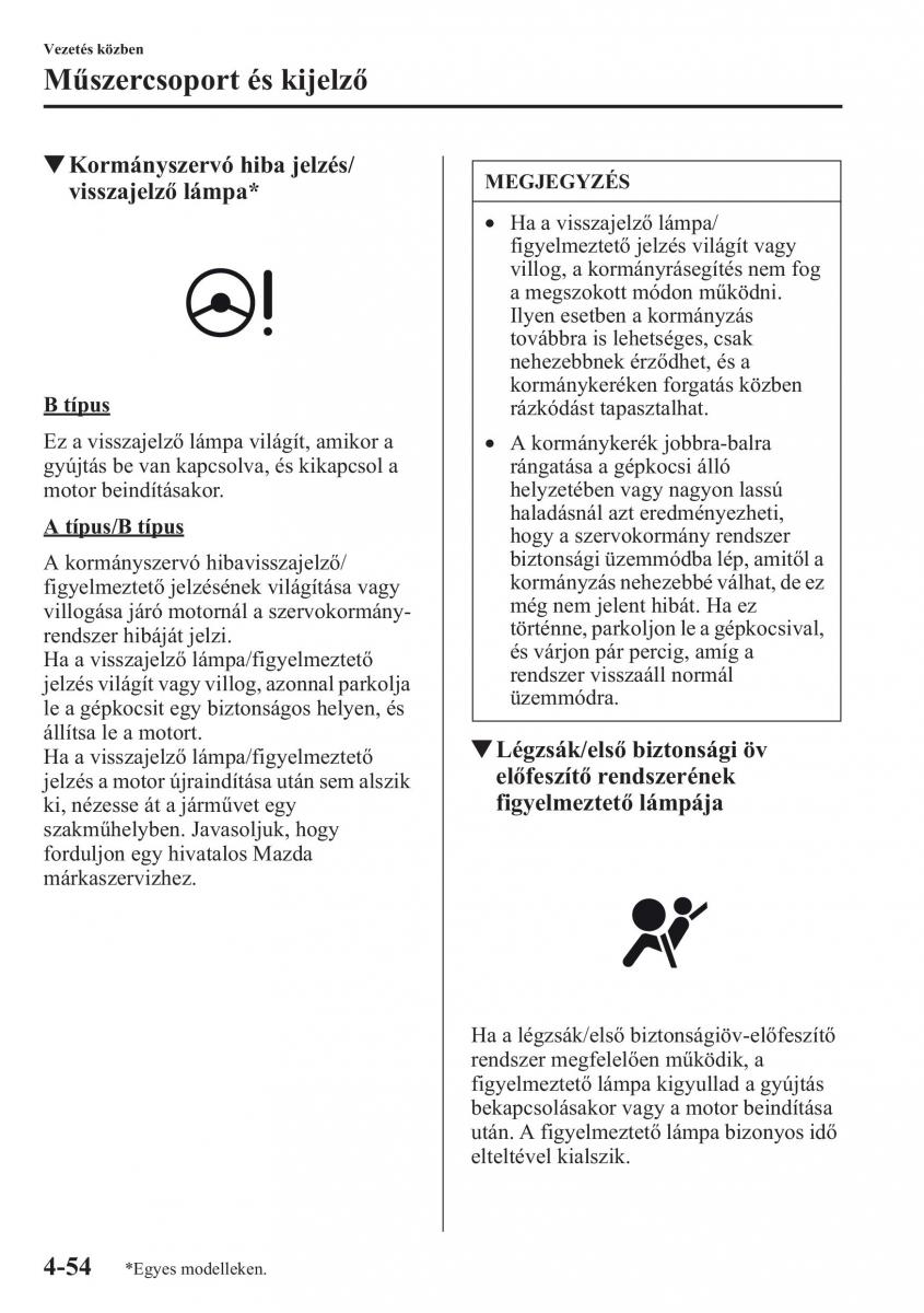 Mazda CX 5 Kezelesi utmutato / page 191