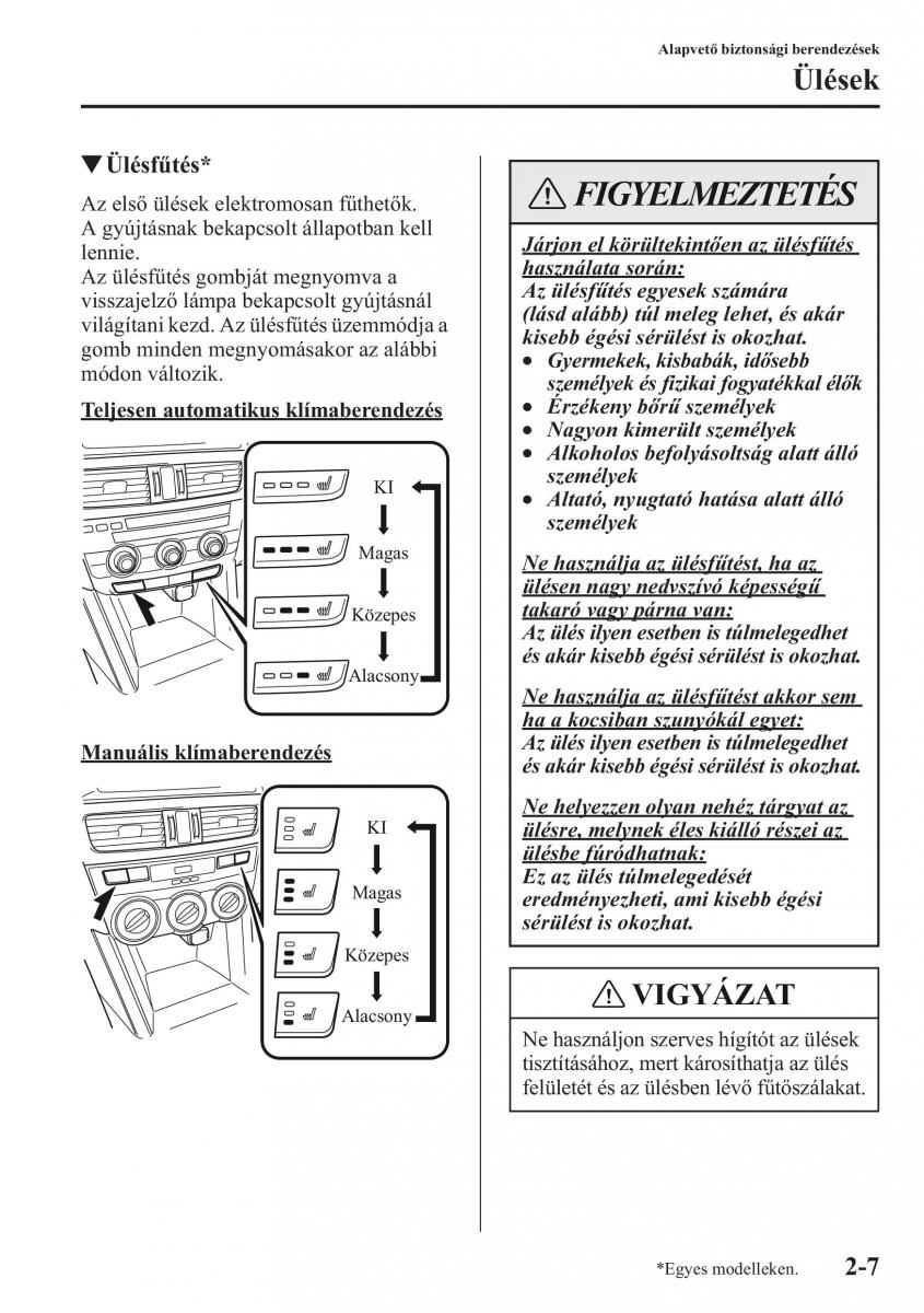 Mazda CX 5 Kezelesi utmutato / page 22