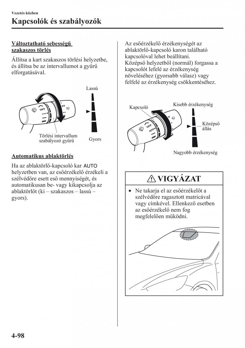 Mazda CX 5 Kezelesi utmutato / page 235