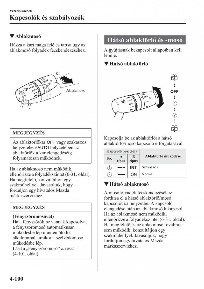 Mazda CX 5 Kezelesi utmutato / page 237