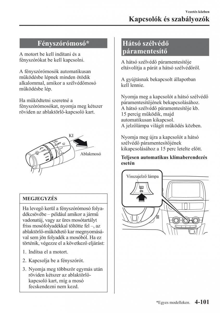 Mazda CX 5 Kezelesi utmutato / page 238