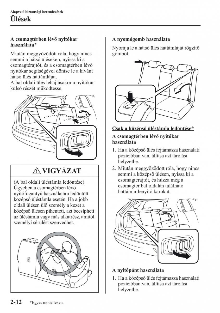 Mazda CX 5 Kezelesi utmutato / page 27