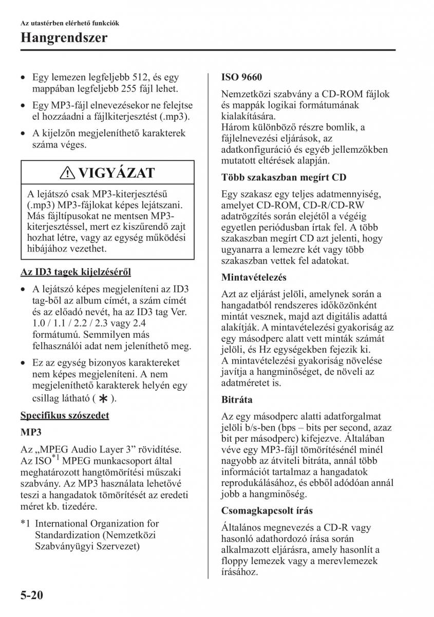 Mazda CX 5 Kezelesi utmutato / page 327