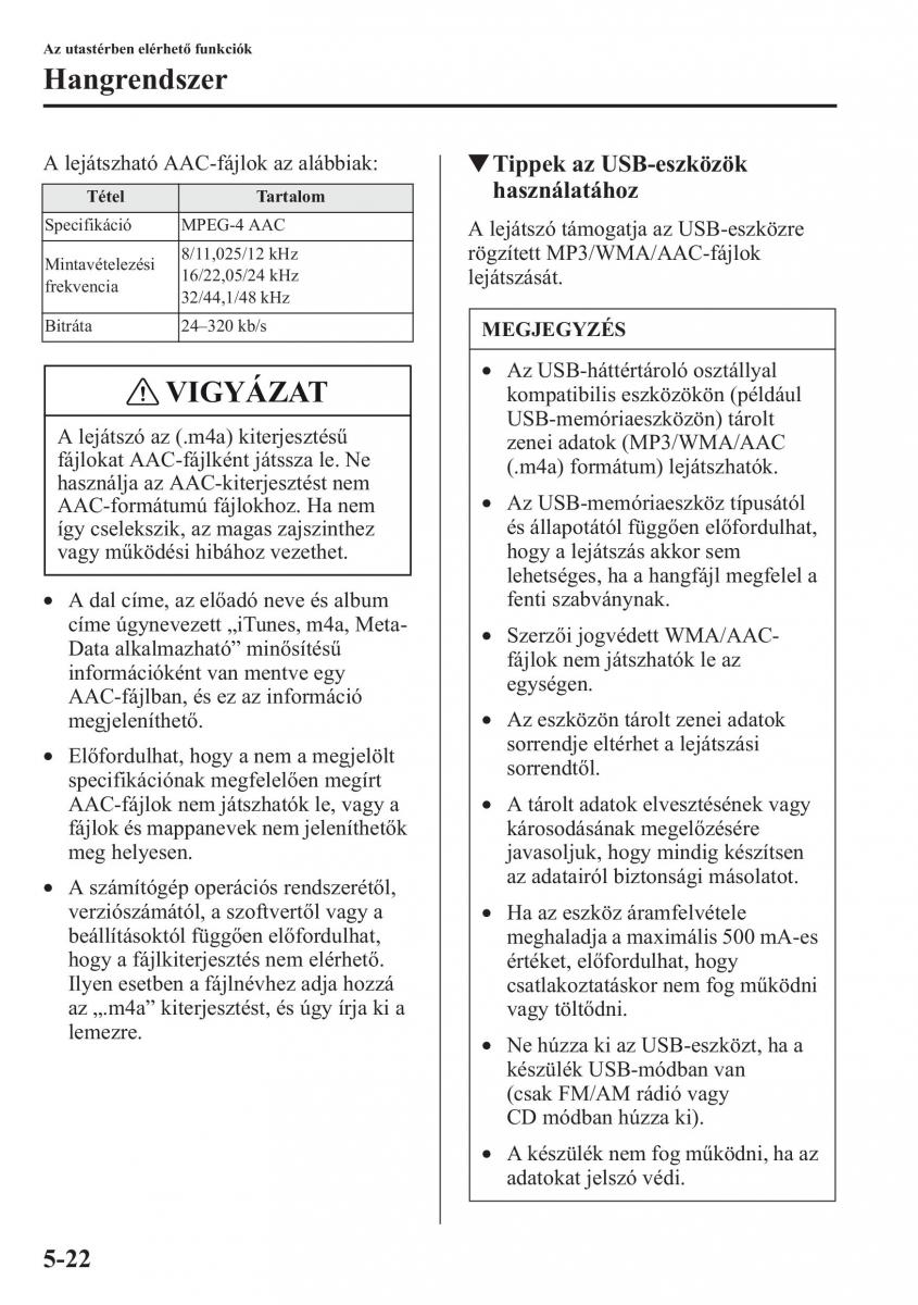 Mazda CX 5 Kezelesi utmutato / page 329