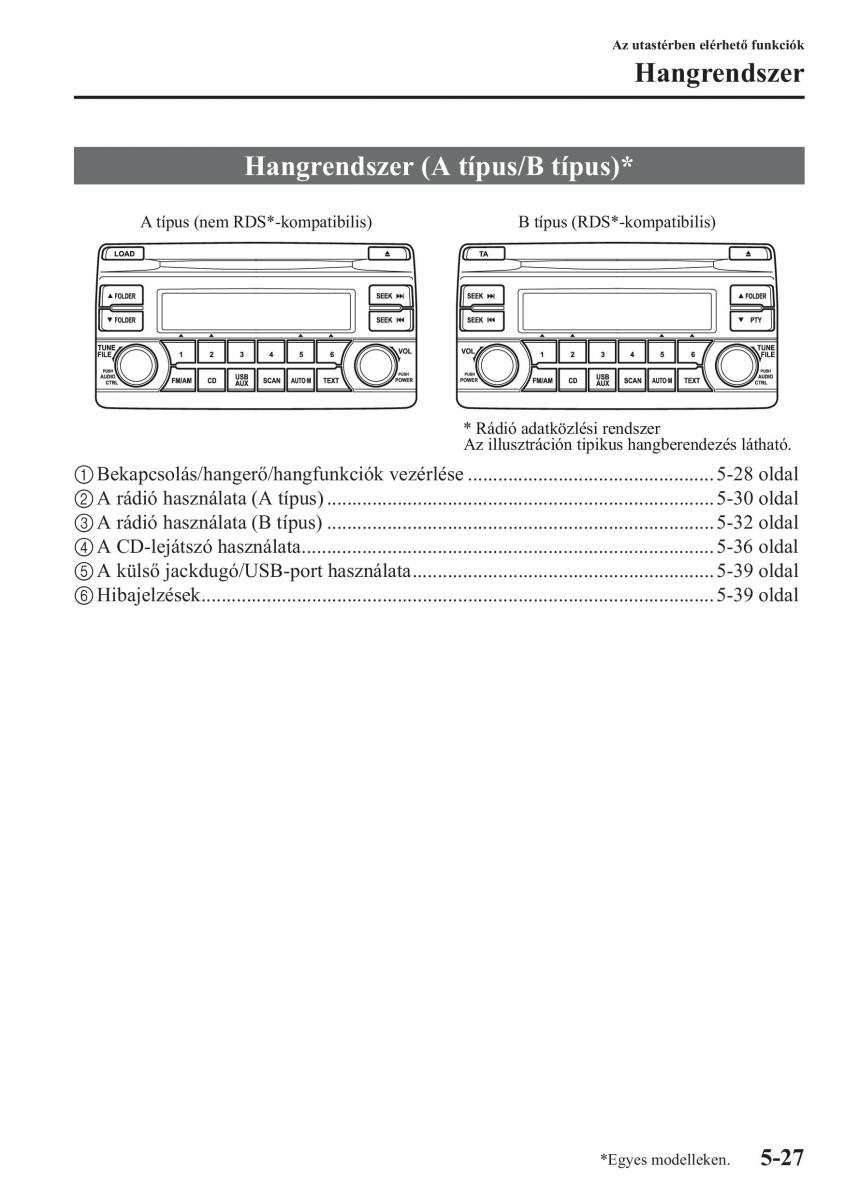 Mazda CX 5 Kezelesi utmutato / page 334