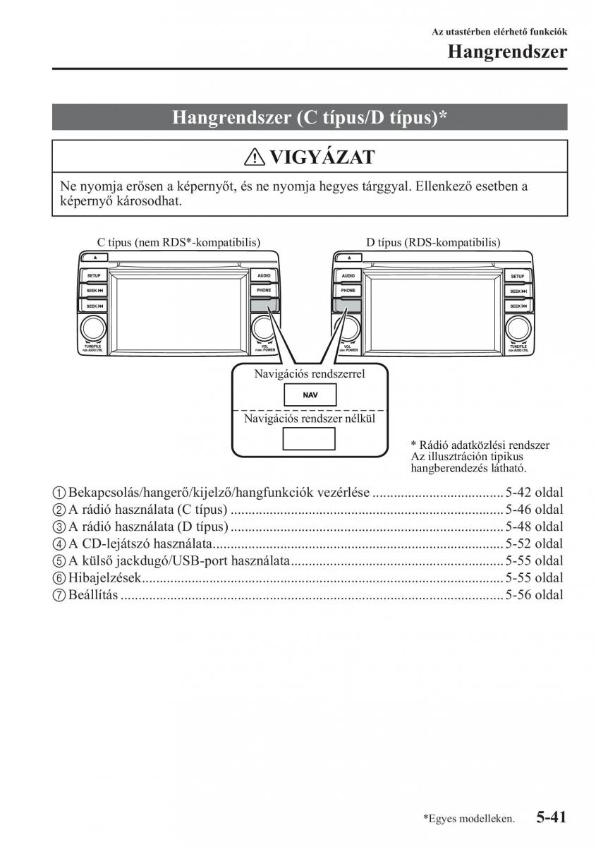 Mazda CX 5 Kezelesi utmutato / page 348