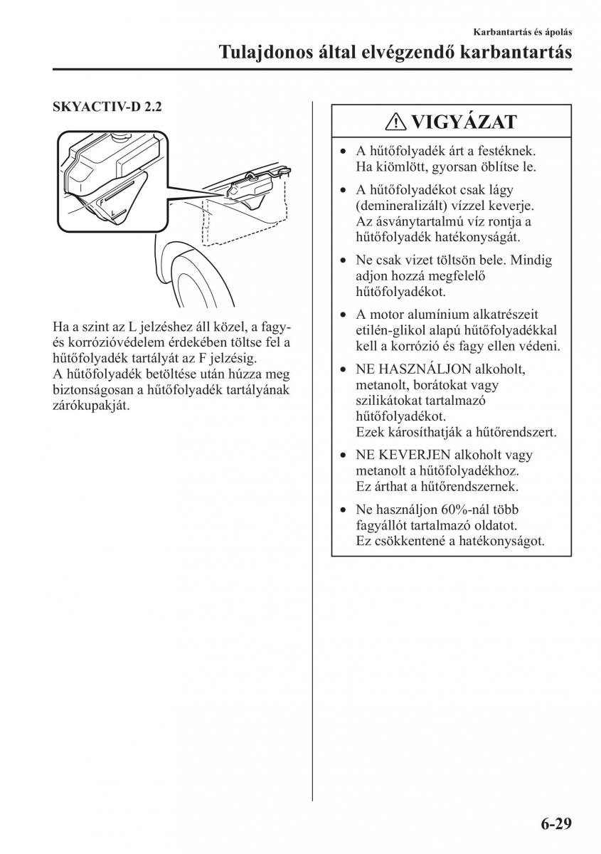 Mazda CX 5 Kezelesi utmutato / page 454