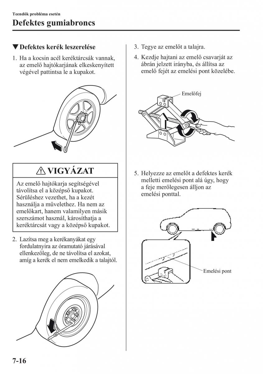 Mazda CX 5 Kezelesi utmutato / page 513