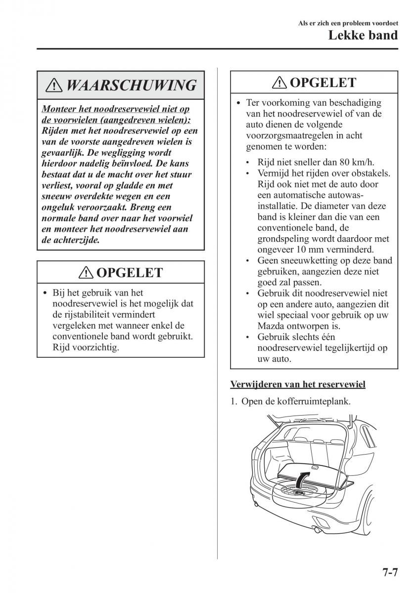 Mazda CX 5 handleiding / page 557