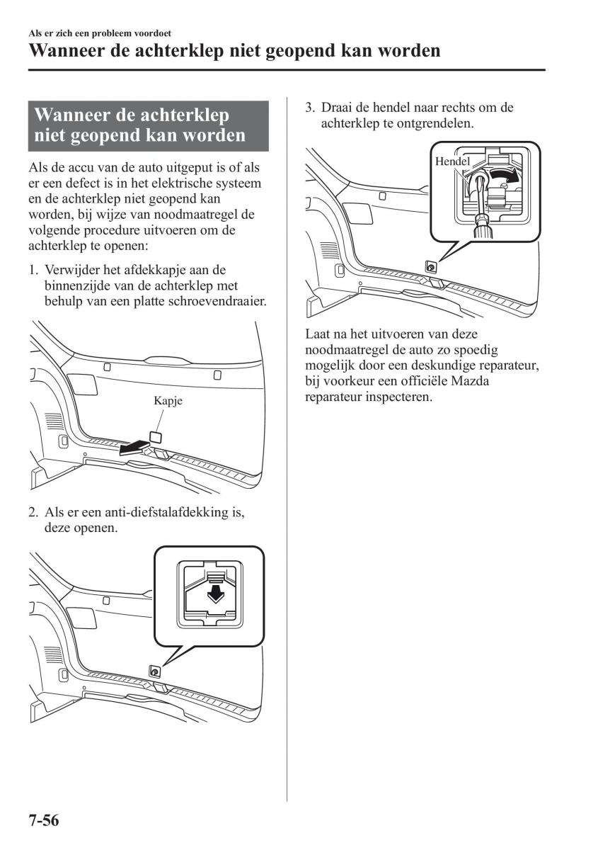 Mazda CX 5 handleiding / page 606