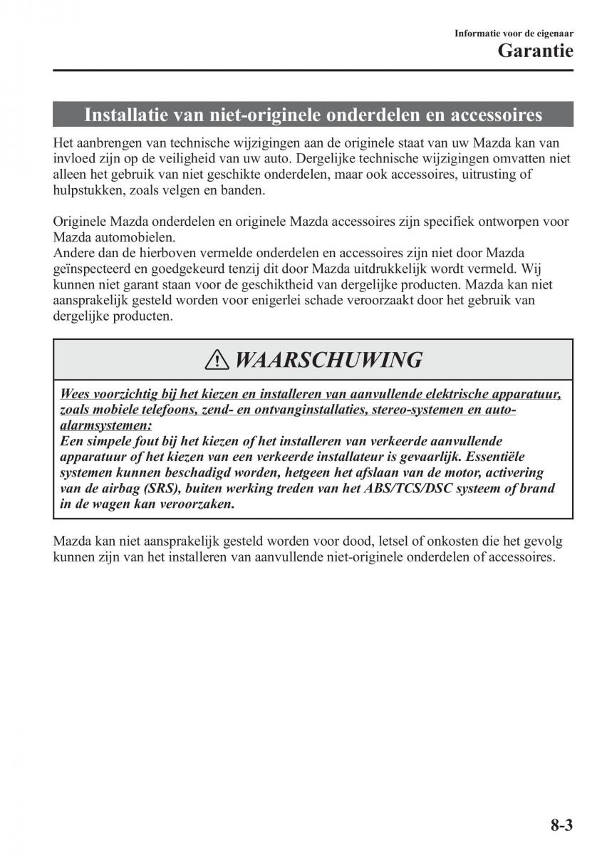 Mazda CX 5 handleiding / page 609