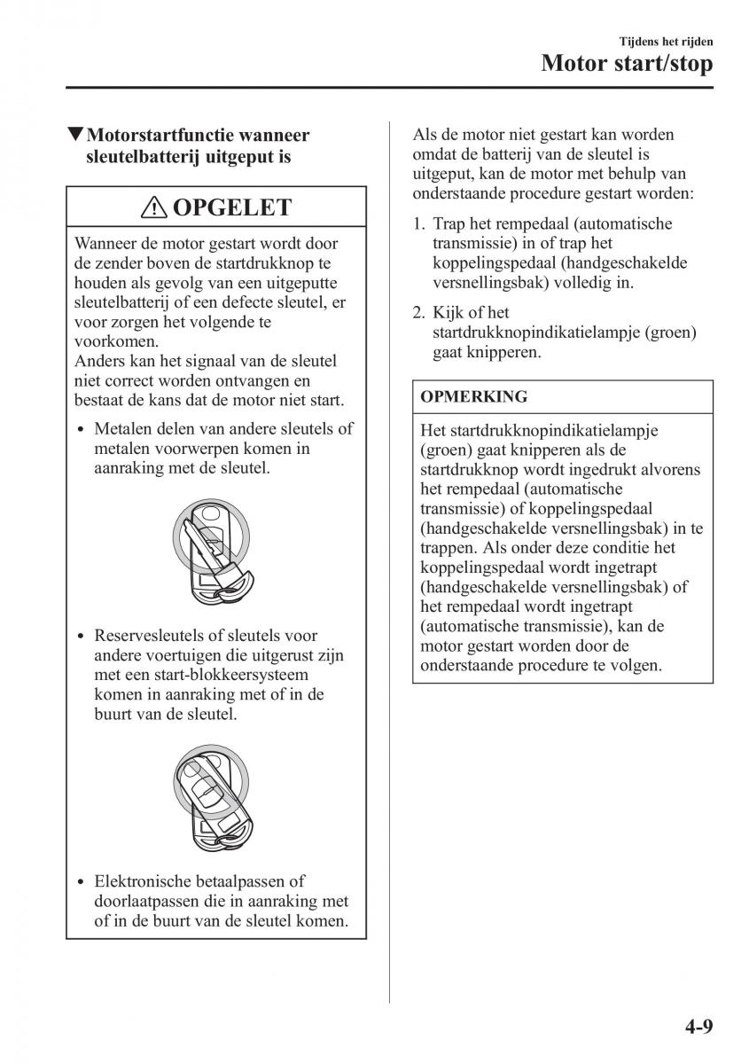 Mazda CX 5 handleiding / page 165