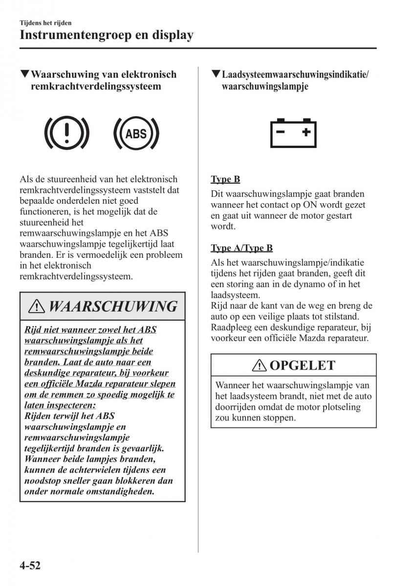 Mazda CX 5 handleiding / page 208