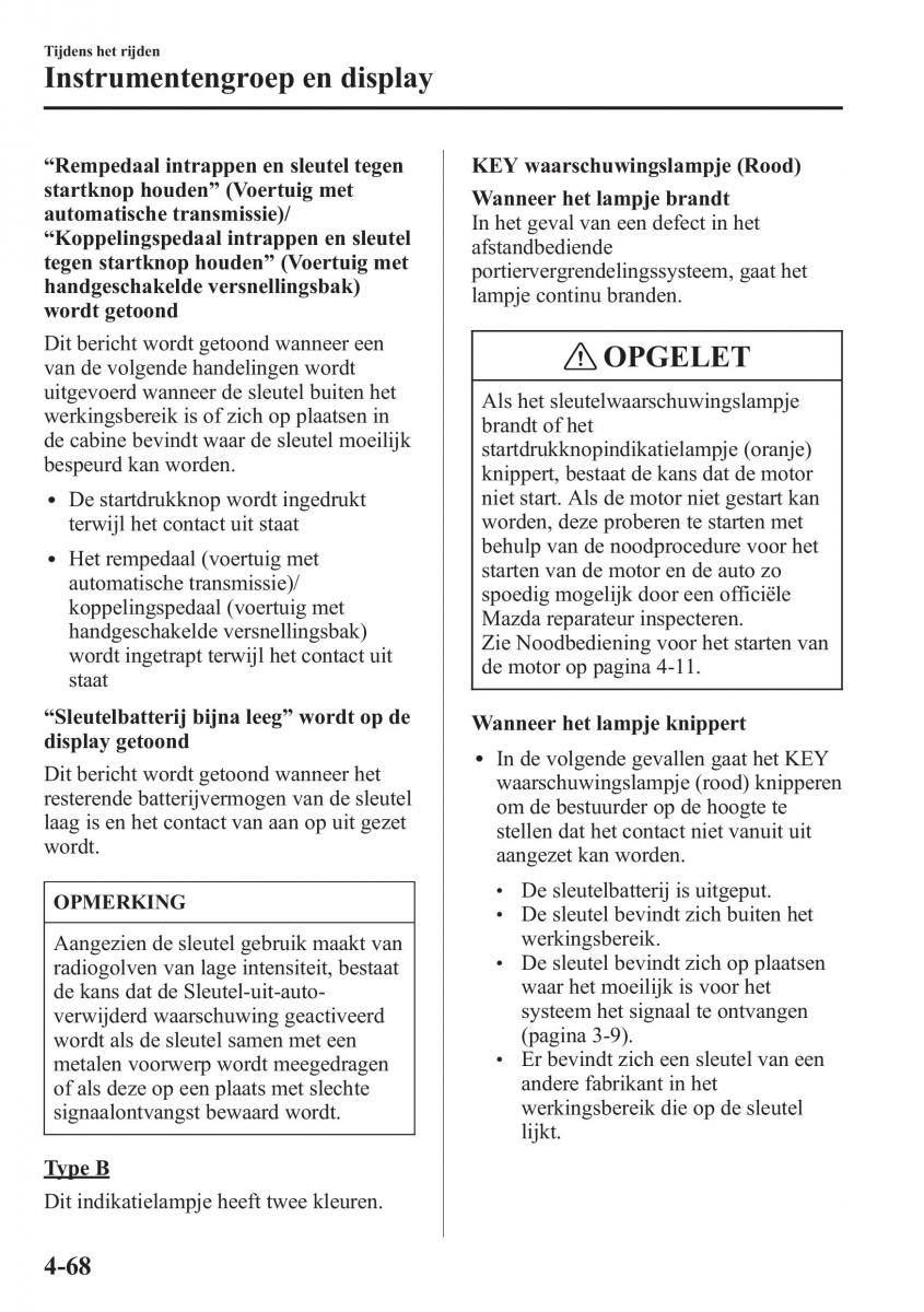 Mazda CX 5 handleiding / page 224