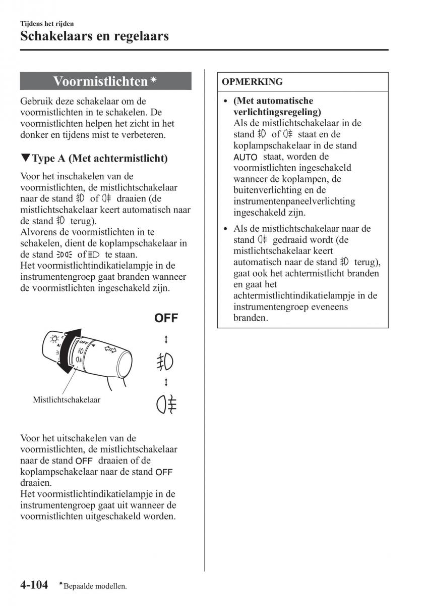 Mazda CX 5 handleiding / page 260