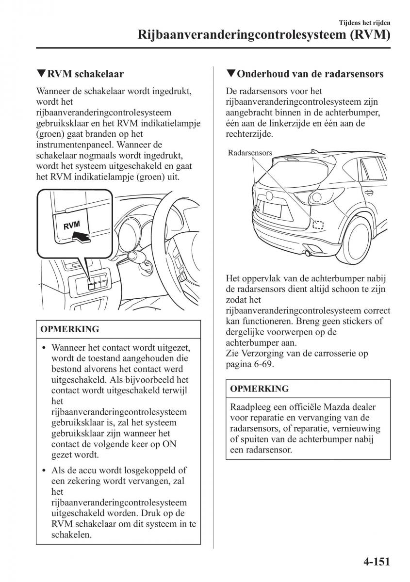 Mazda CX 5 handleiding / page 307