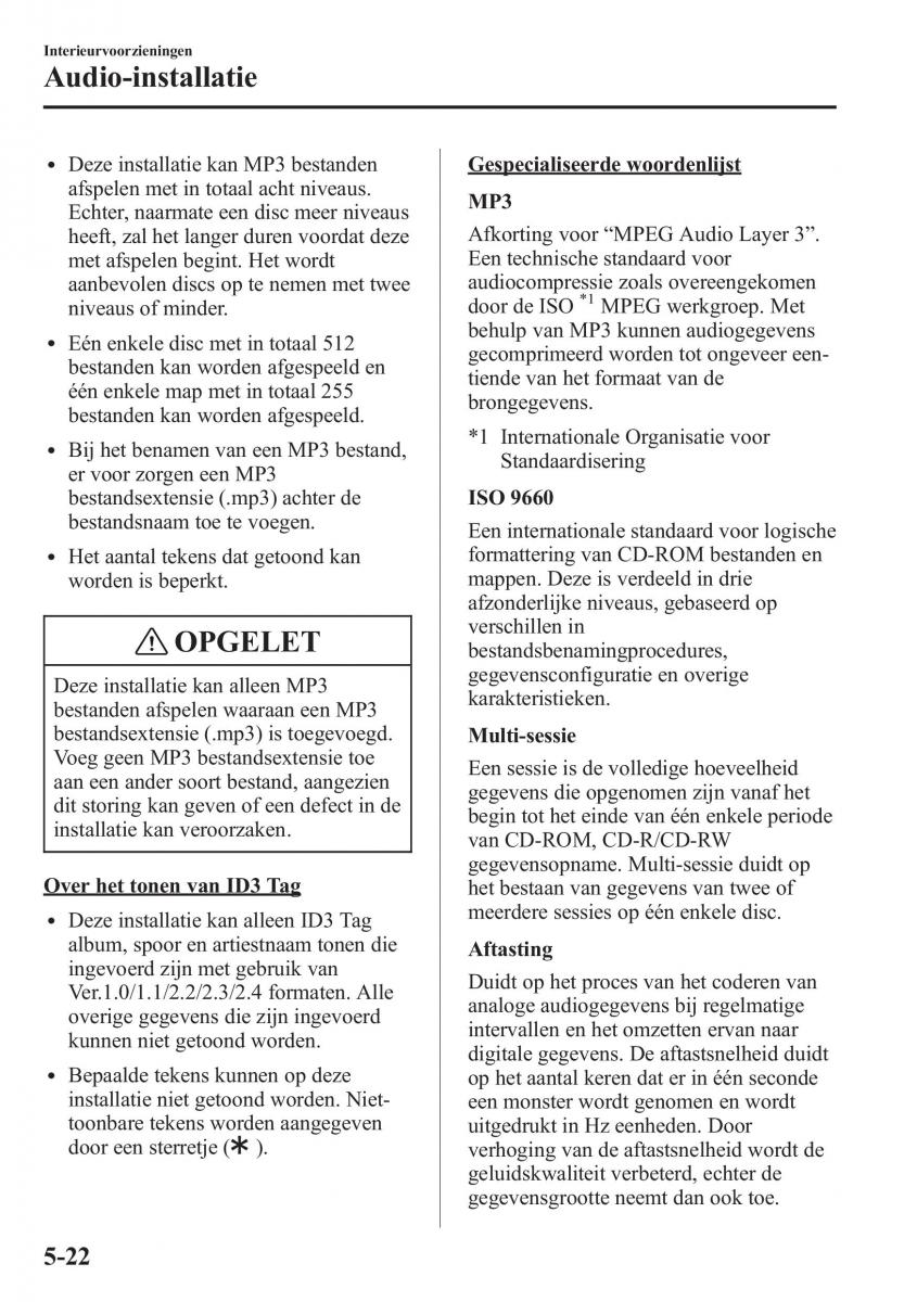 Mazda CX 5 handleiding / page 366