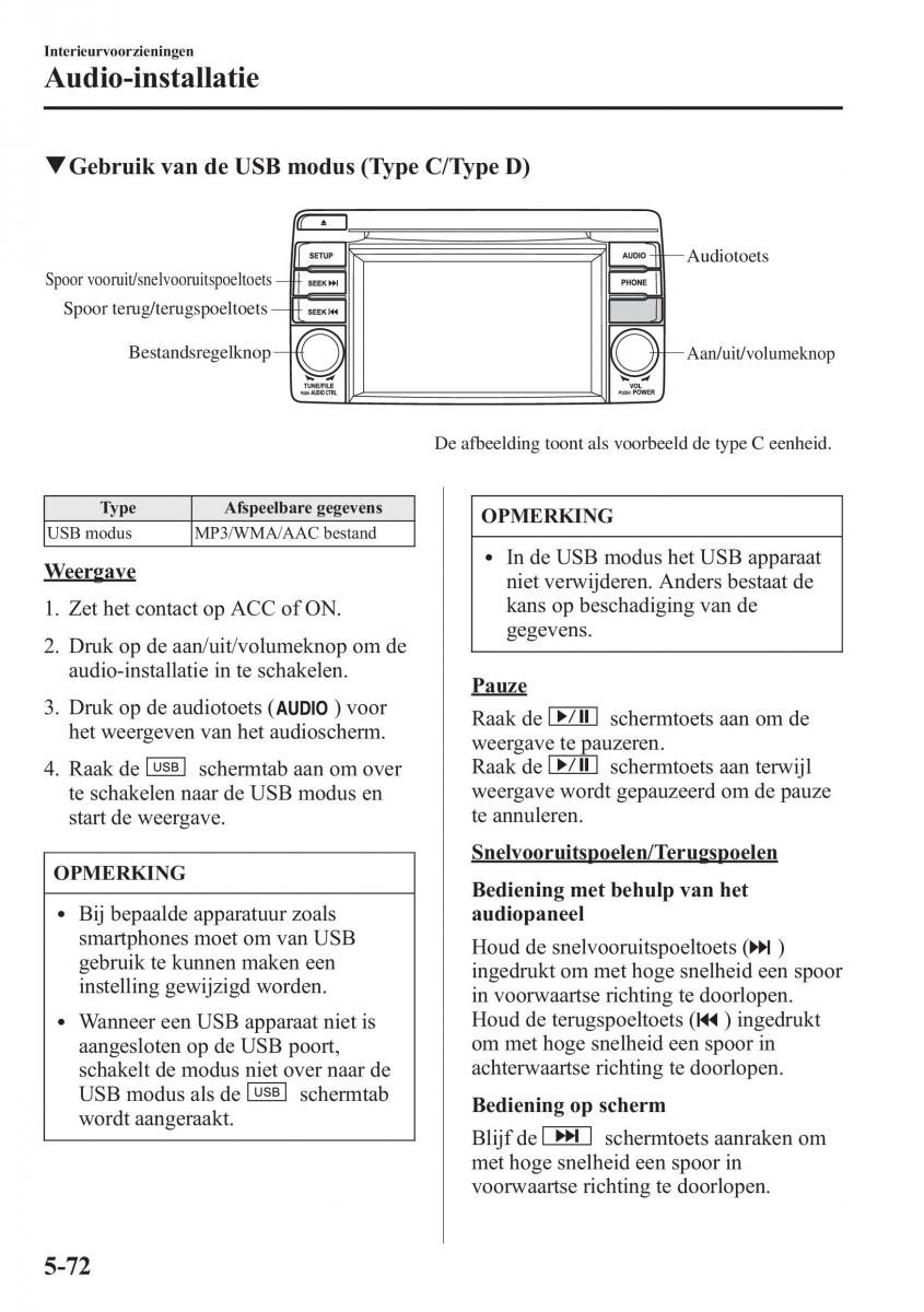 Mazda CX 5 handleiding / page 416