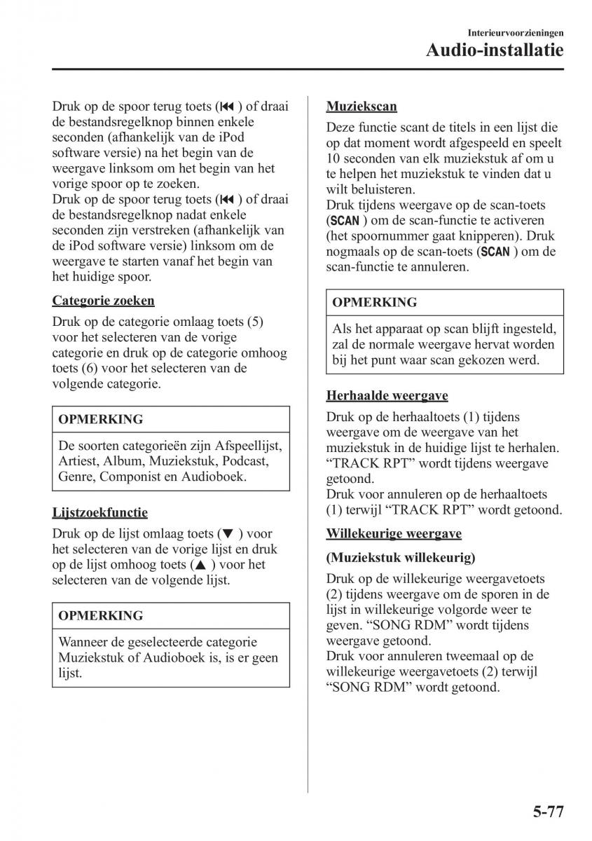 Mazda CX 5 handleiding / page 421