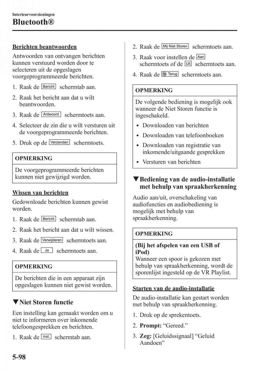 Mazda CX 5 handleiding / page 442