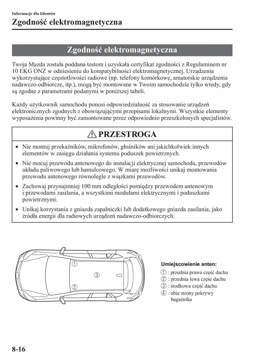 Mazda CX 5 instrukcja obslugi / page 563