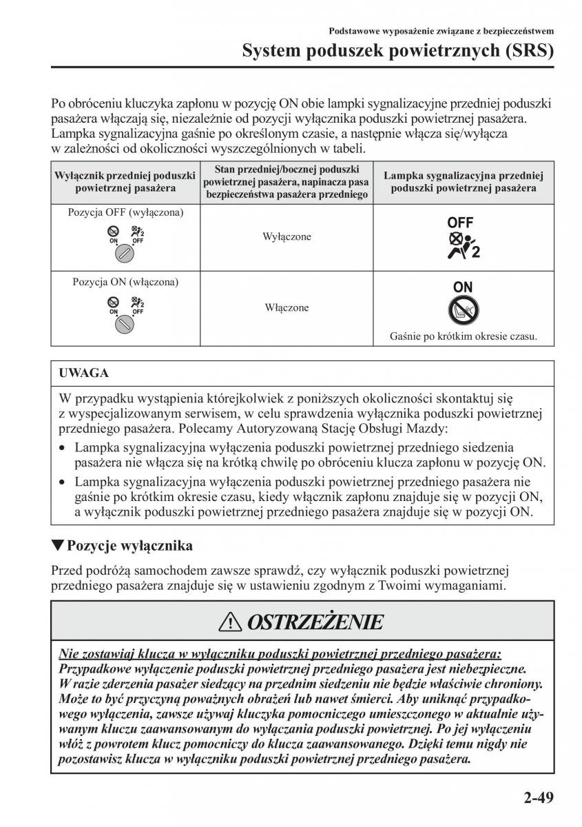 Mazda CX 5 instrukcja obslugi / page 64