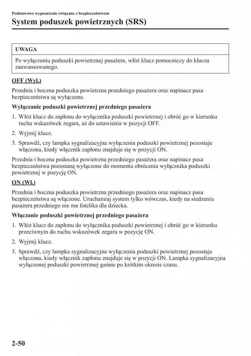 Mazda CX 5 instrukcja obslugi / page 65