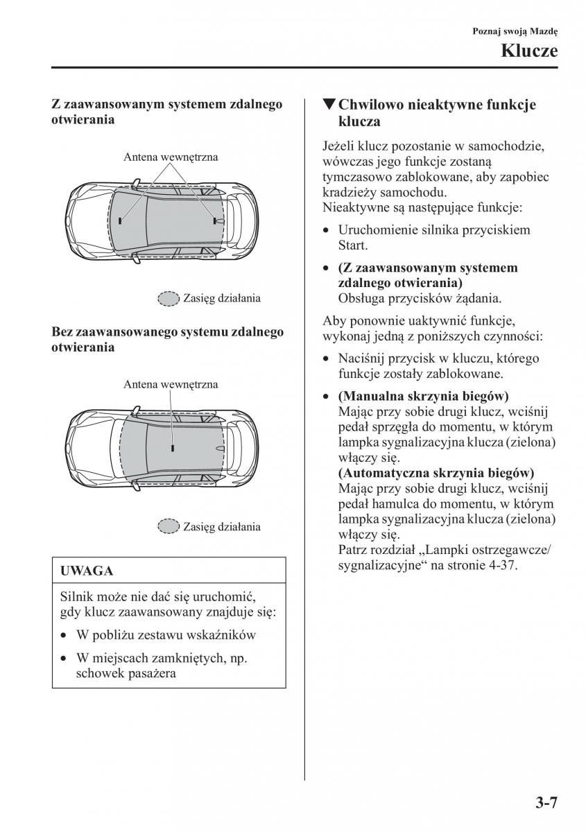 Mazda CX 5 instrukcja obslugi / page 80