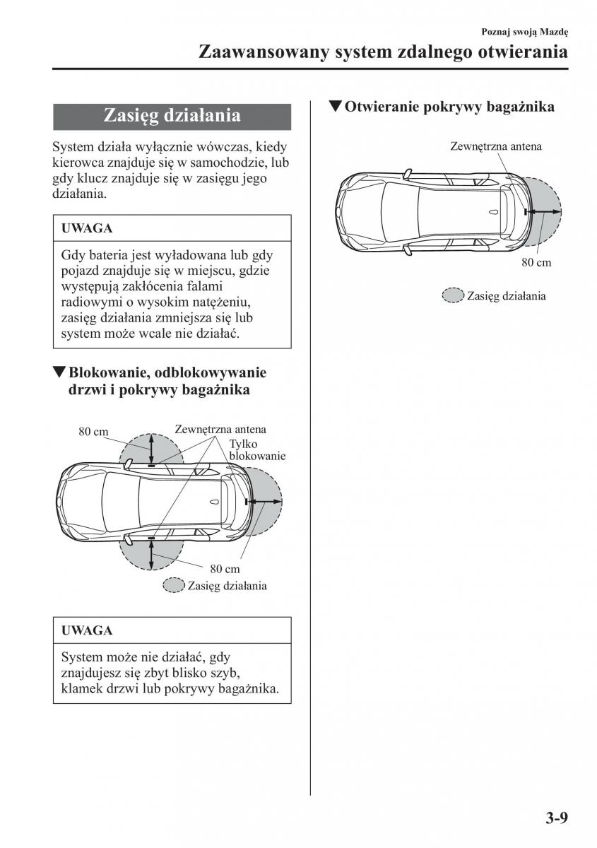 Mazda CX 5 instrukcja obslugi / page 82