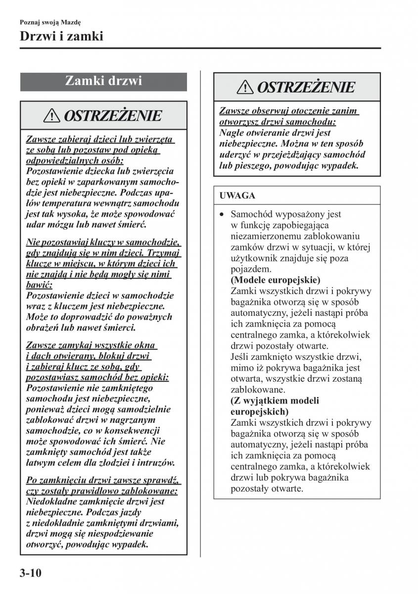 Mazda CX 5 instrukcja obslugi / page 83