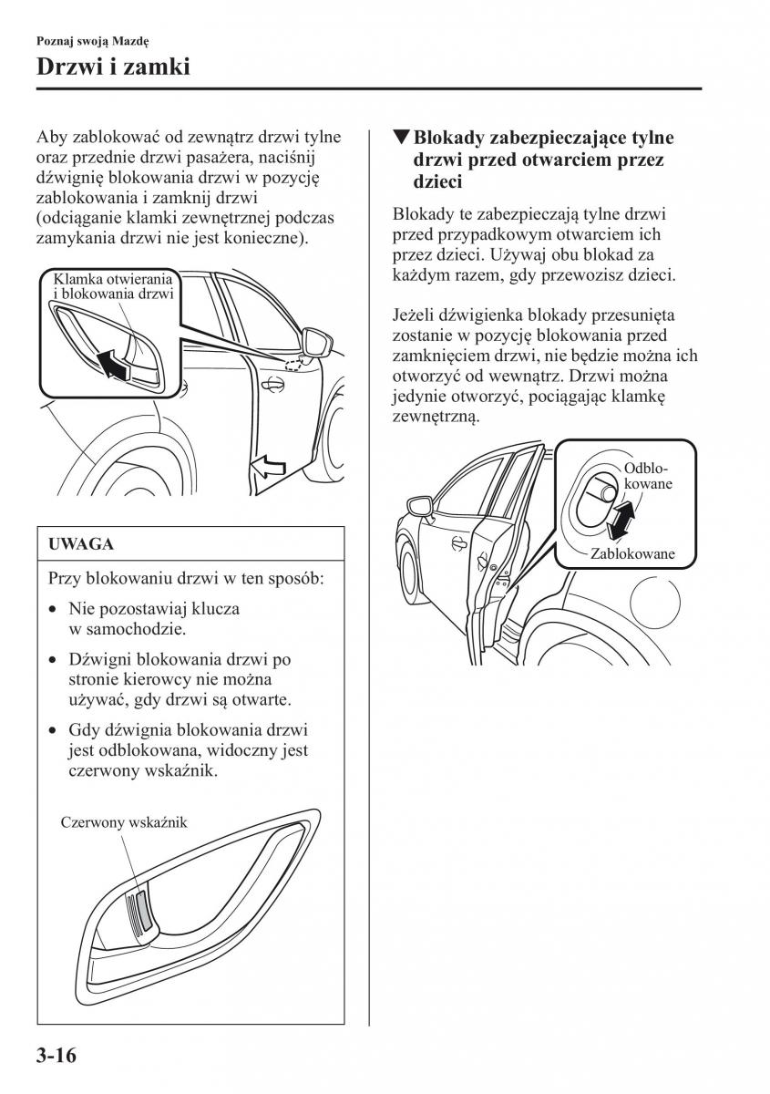 Mazda CX 5 instrukcja obslugi / page 89