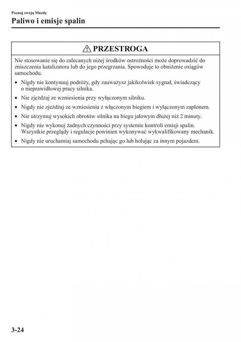 Mazda CX 5 instrukcja obslugi / page 97