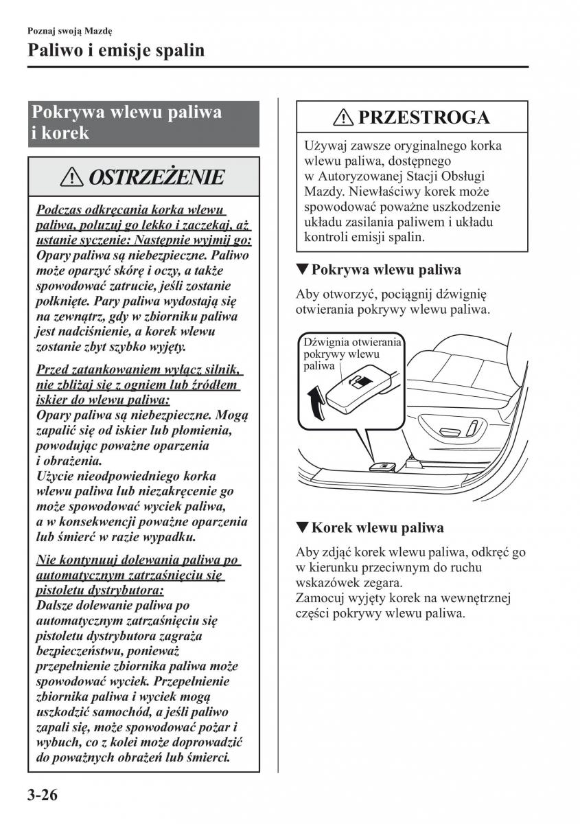 Mazda CX 5 instrukcja obslugi / page 99