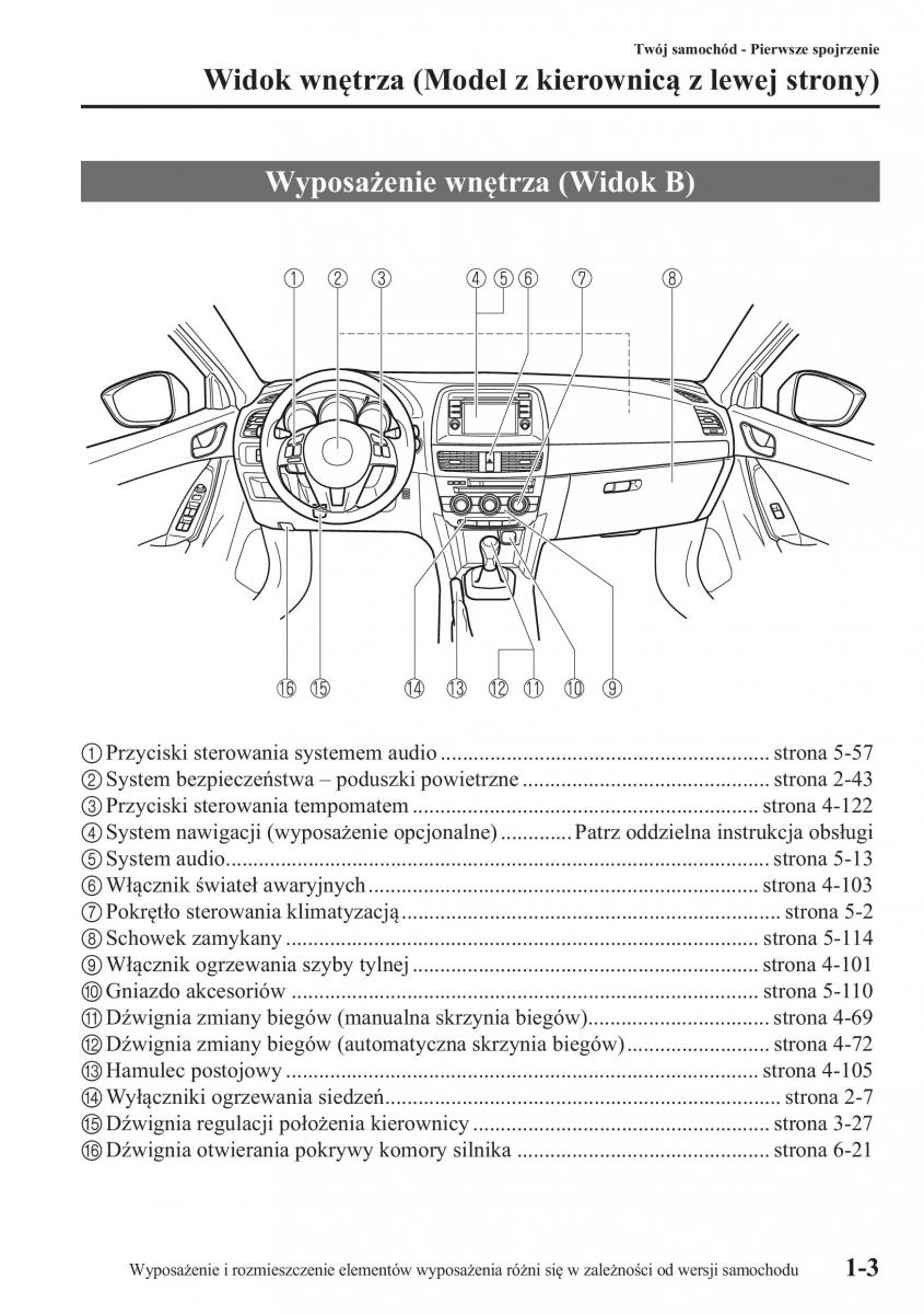 Mazda CX 5 instrukcja obslugi / page 10