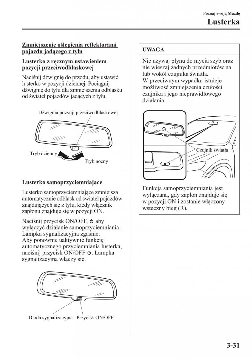 Mazda CX 5 instrukcja obslugi / page 104