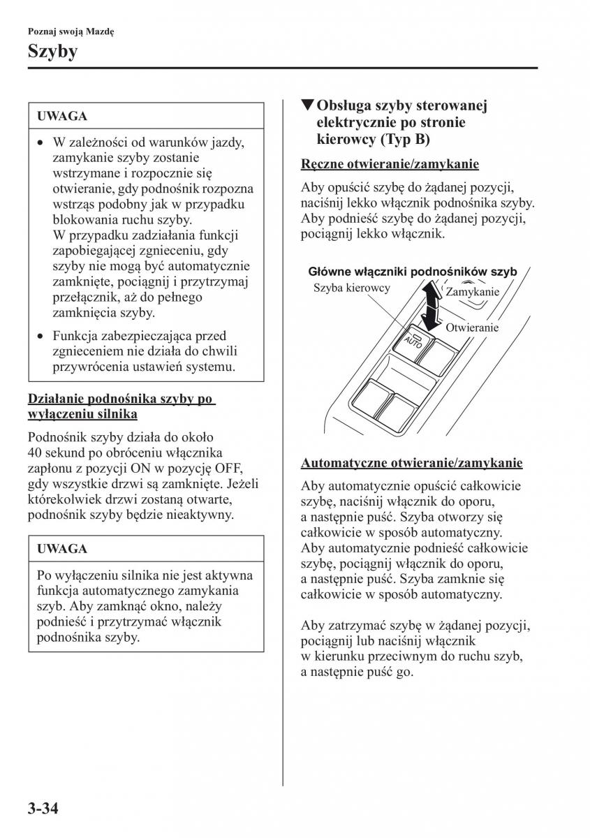 Mazda CX 5 instrukcja obslugi / page 107